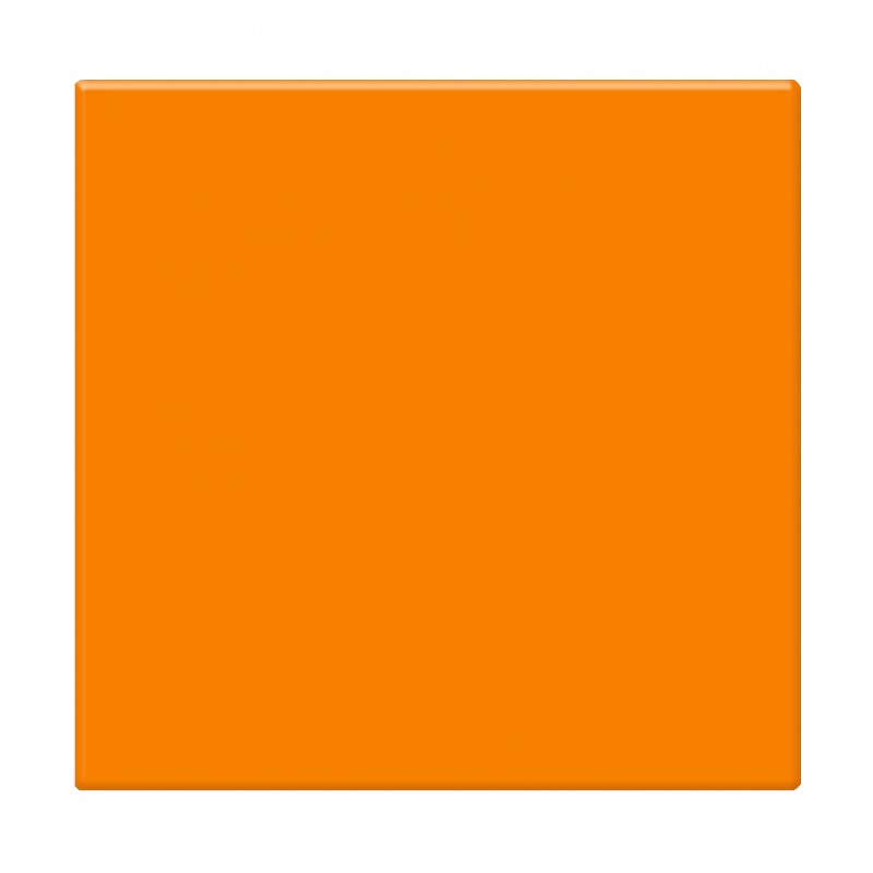 Table haute carré Werzalit 70x70 orange - Sotufab Meubles