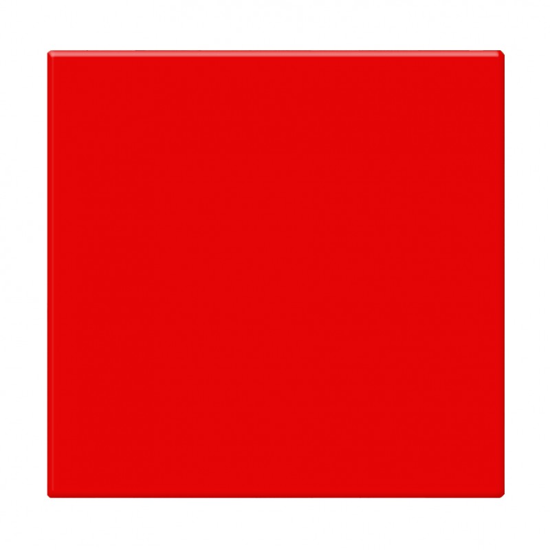 Table haute carré Werzalit 70x70 rouge - Sotufab Meubles