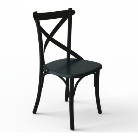 CHAISE BROOKLYN METAL - NOIR