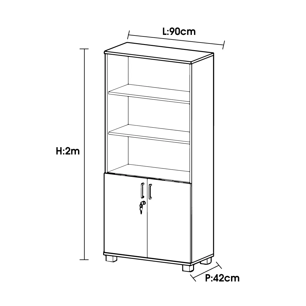 ELEMENT DE RANGEMENT BAS HAUT – Image 2