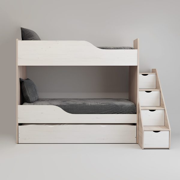 LIT SUPERPOSE TWIN PLUS AVEC ESCALIER 4 MARCHES