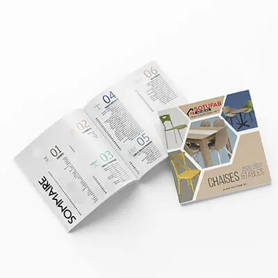 Catalogue de collection chaises et tables