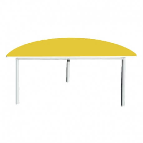 TABLE MATERNELLE DEMI CERCLE