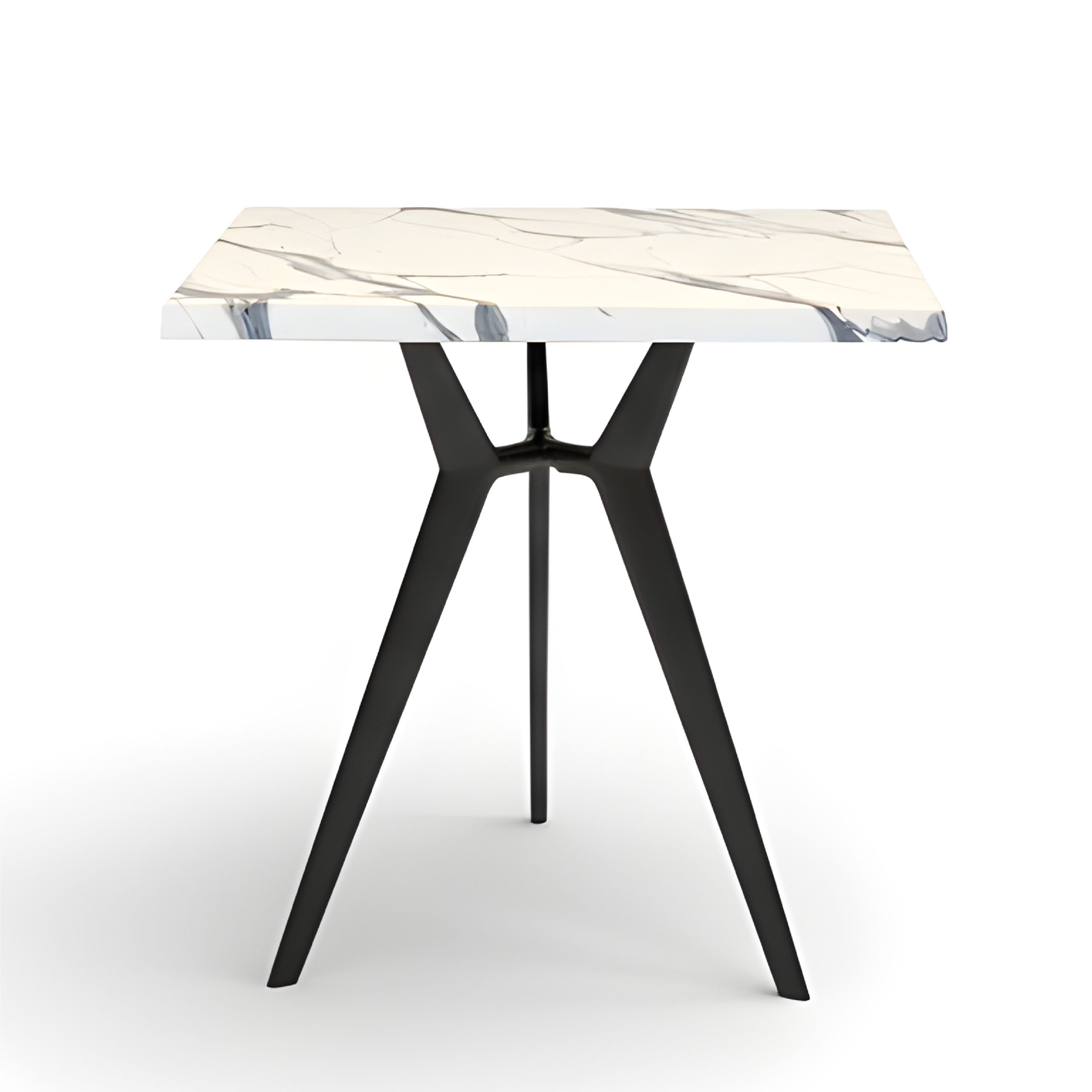 TABLE BISTROT MATRIX 3PIEDS 70X70 WERZALIT