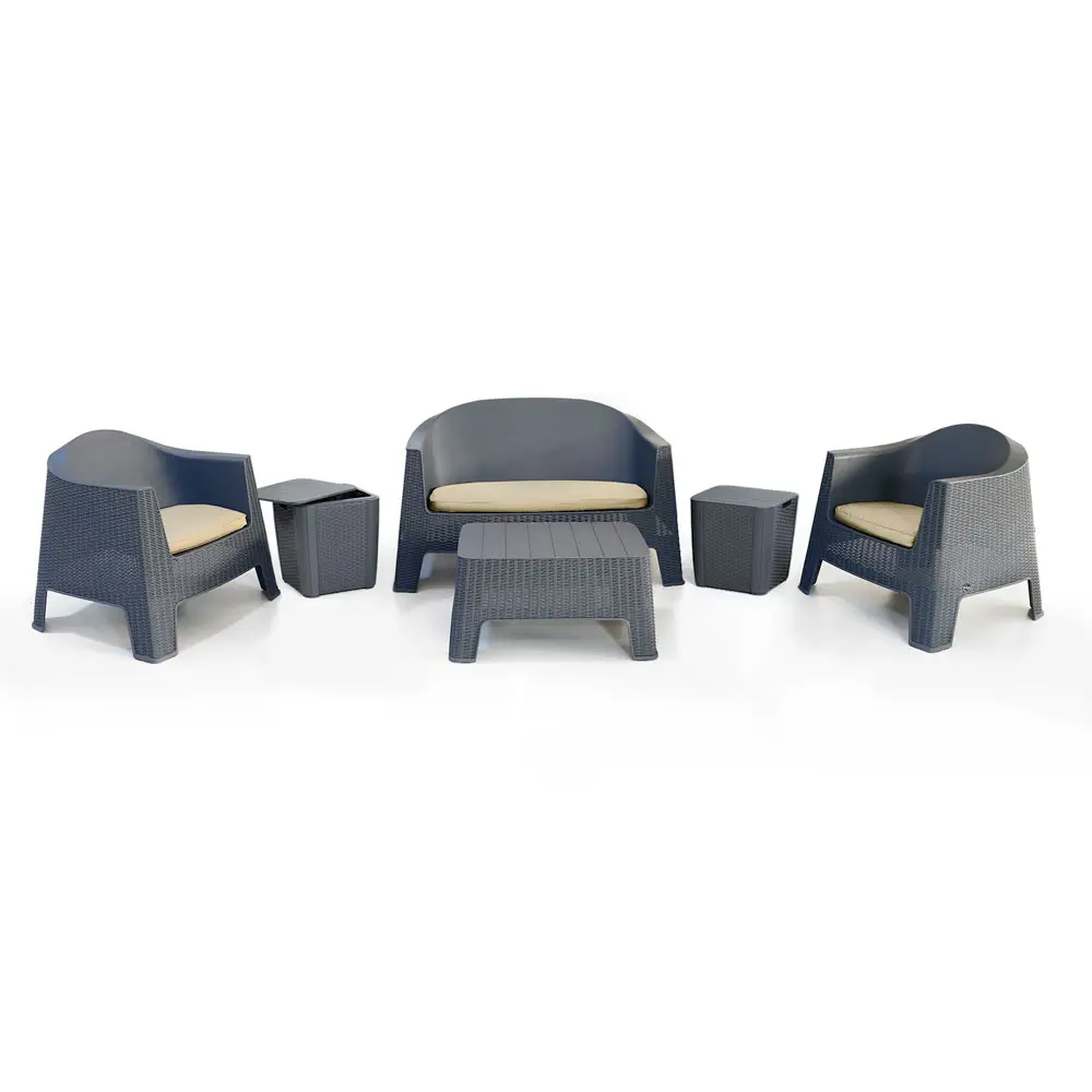 SALON MONACO 6PLACES (2TABOURETS_COFFRES)