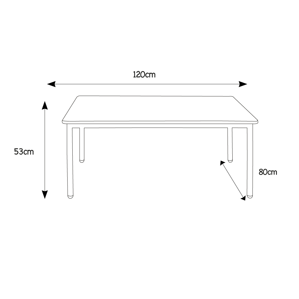 TABLE MATERNELLE RECTANGULAIRE – Image 3