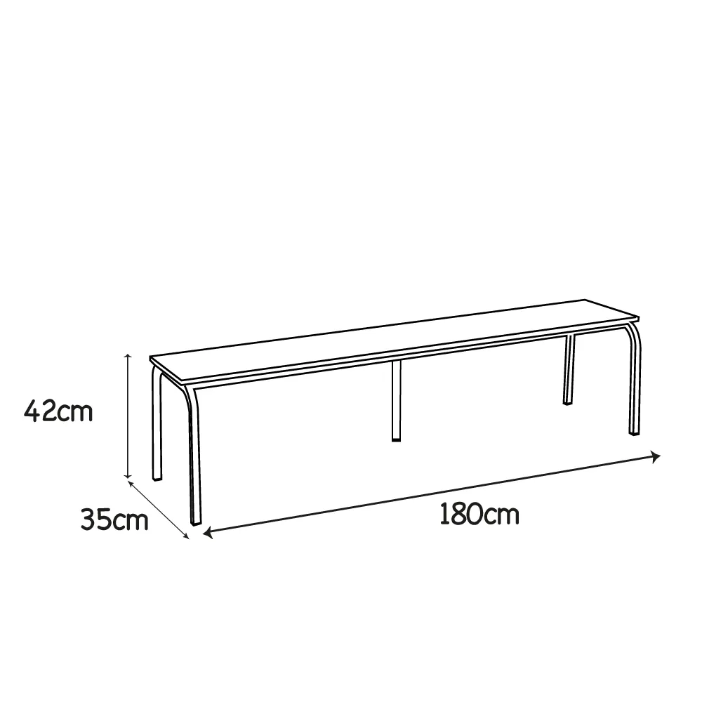 BANQUETTE REFECTOIRE STRATIFIE – Image 2