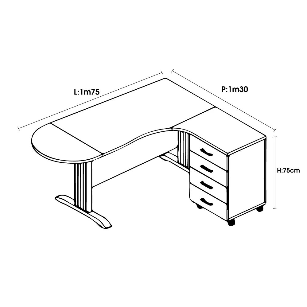 BUREAU OPERATEUR BASE+ EXTENSION+4T – Image 2