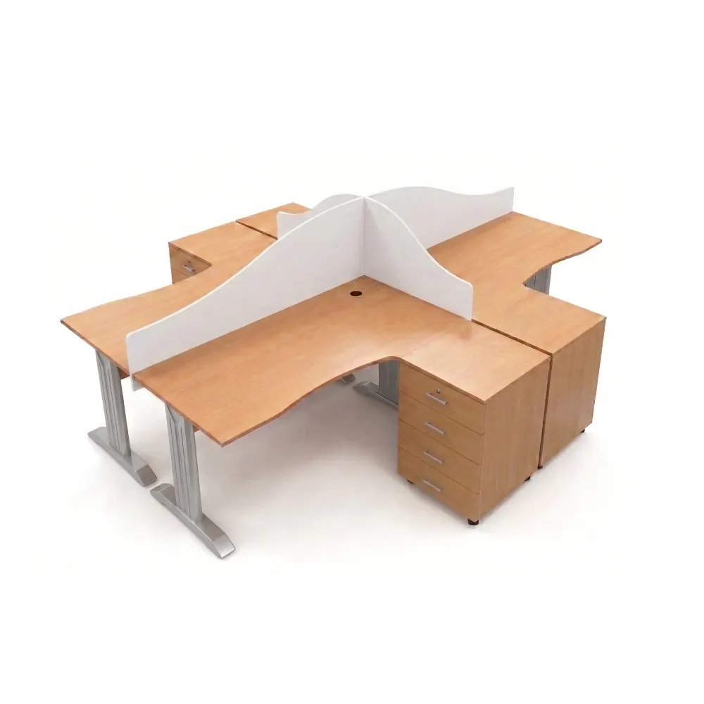 ENSEMBLE BUREAU OPERATEUR 4 PLACES