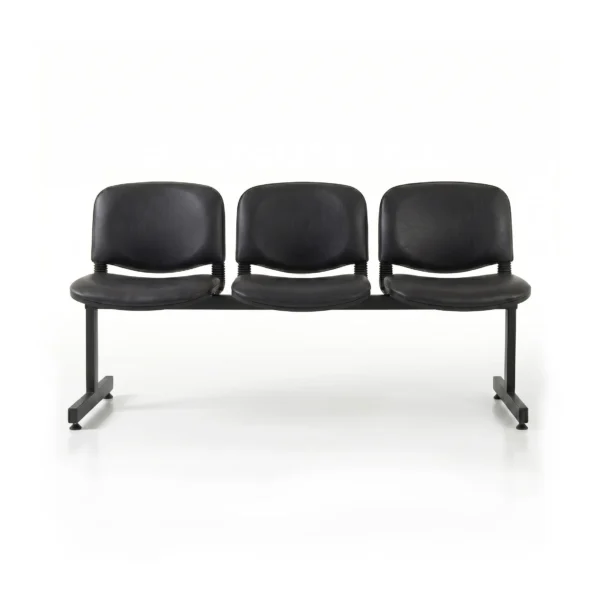 banquette 3p noir