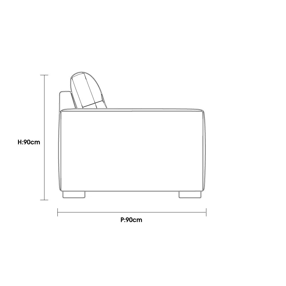 FAUTEUIL DIANA 1PLACE – Image 3