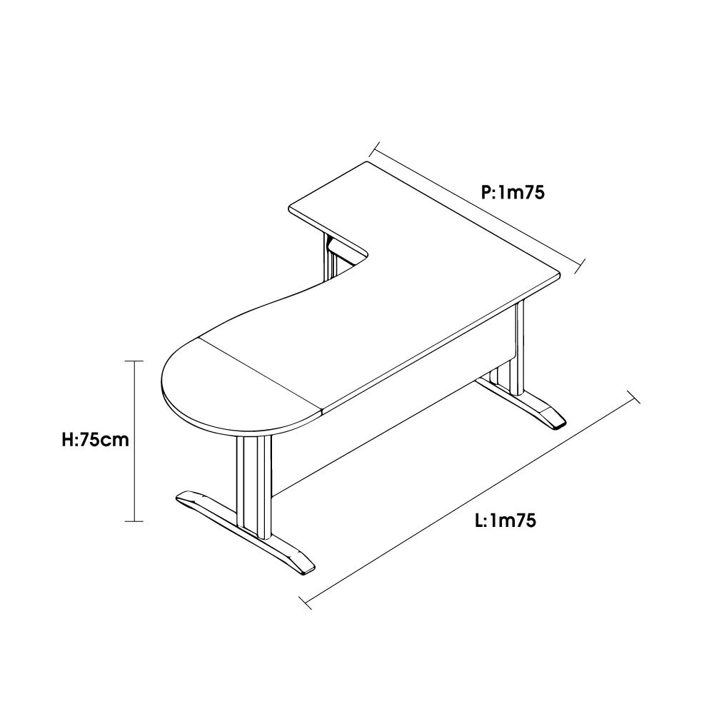 BUREAU OPERATEUR BASE+ EXTENSION+4T – Image 2